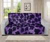 Purple And Black Cheetah Print Futon Protector