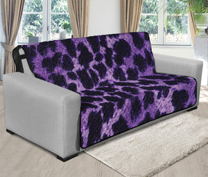 Purple And Black Cheetah Print Futon Protector