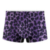 Purple And Black Cheetah Print Men's Boxer Briefs