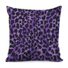 Purple And Black Cheetah Print Pillow Cover