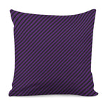 Purple And Black Halloween Pattern Print Pillow Cover