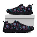 Purple And Blue Dream Catcher Print Black Running Shoes