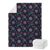 Purple And Blue Dream Catcher Print Blanket