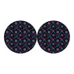 Purple And Blue Dream Catcher Print Car Coasters