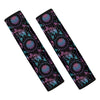 Purple And Blue Dream Catcher Print Car Seat Belt Covers