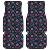 Purple And Blue Dream Catcher Print Front and Back Car Floor Mats