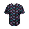 Purple And Blue Dream Catcher Print Men's Baseball Jersey