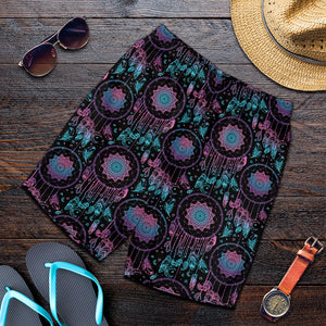 Purple And Blue Dream Catcher Print Men's Shorts