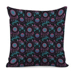 Purple And Blue Dream Catcher Print Pillow Cover