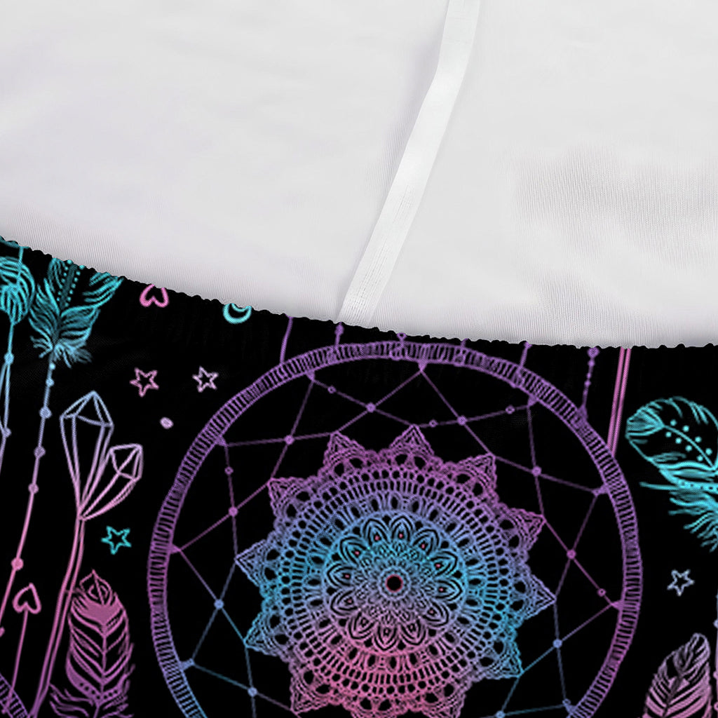 Purple And Blue Dream Catcher Print Sofa Cover