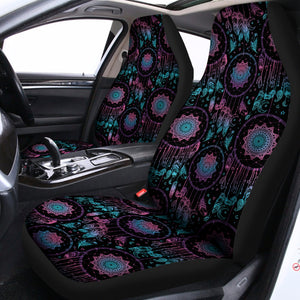 Purple And Blue Dream Catcher Print Universal Fit Car Seat Covers