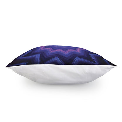 Purple And Blue Kaleidoscope Print Pillow Cover