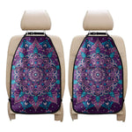 Purple And Blue Mandala Print Car Seat Organizers