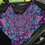 Purple And Blue Mandala Print Pet Car Back Seat Cover