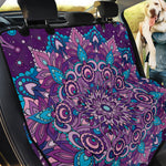 Purple And Blue Mandala Print Pet Car Back Seat Cover