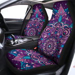 Purple And Blue Mandala Print Universal Fit Car Seat Covers