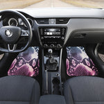 Purple And Blue Snakeskin Print Front Car Floor Mats