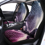 Purple And Blue Snakeskin Print Universal Fit Car Seat Covers
