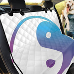Purple And Blue Yin Yang Print Pet Car Back Seat Cover