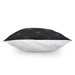Purple And Green Spider Web Print Pillow Cover