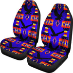 Purple And Orange Native Eagle Universal Fit Car Seat Covers GearFrost