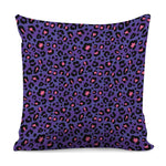 Purple And Pink Leopard Print Pillow Cover