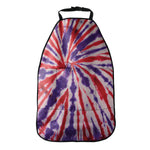 Purple And Red Spider Tie Dye Print Car Seat Organizers