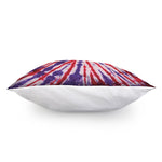 Purple And Red Spider Tie Dye Print Pillow Cover