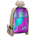 Purple And Teal Buddha Print Car Seat Organizers