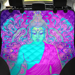 Purple And Teal Buddha Print Pet Car Back Seat Cover