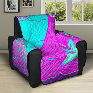 Purple And Teal Buddha Print Recliner Protector