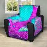 Purple And Teal Buddha Print Recliner Protector