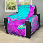 Purple And Teal Buddha Print Recliner Protector