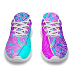 Purple And Teal Buddha Print Sport Shoes GearFrost