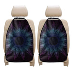 Purple And Teal Dark Mandala Print Car Seat Organizers