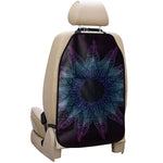 Purple And Teal Dark Mandala Print Car Seat Organizers