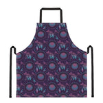 Purple And Teal Dream Catcher Print Apron
