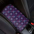 Purple And Teal Dream Catcher Print Car Center Console Cover