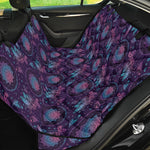 Purple And Teal Dream Catcher Print Pet Car Back Seat Cover