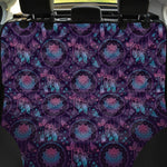 Purple And Teal Dream Catcher Print Pet Car Back Seat Cover