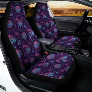 Purple And Teal Dream Catcher Print Universal Fit Car Seat Covers