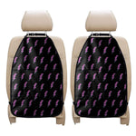 Purple And Teal Lightning Pattern Print Car Seat Organizers