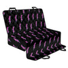 Purple And Teal Lightning Pattern Print Pet Car Back Seat Cover