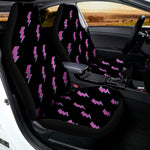 Purple And Teal Lightning Pattern Print Universal Fit Car Seat Covers