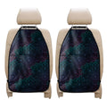 Purple And Teal Mandala Print Car Seat Organizers