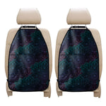 Purple And Teal Mandala Print Car Seat Organizers