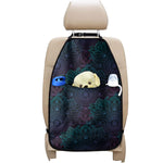 Purple And Teal Mandala Print Car Seat Organizers