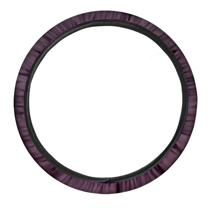 Purple And Teal Om Mandala Print Car Steering Wheel Cover