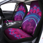 Purple And Teal Om Mandala Print Universal Fit Car Seat Covers