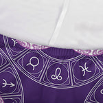 Purple Aries Zodiac Pattern Print Sofa Cover